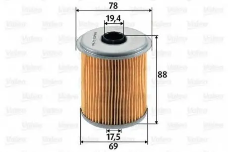 Топливный фильтр VALEO 587910