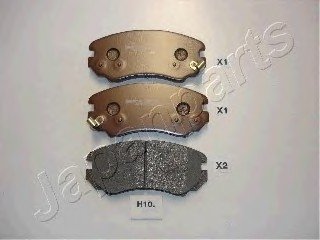 Тормозные колодки JAPANPARTS PA-H10AF (фото 1)