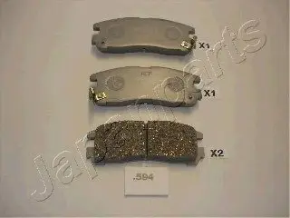 Тормозные колодки JAPANPARTS PP-594AF