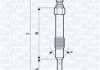 Свічка розжарювання MAGNETI MARELLI 062900014304 (фото 1)