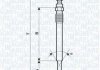 Свічка розжарювання MAGNETI MARELLI 062900009304 (фото 1)