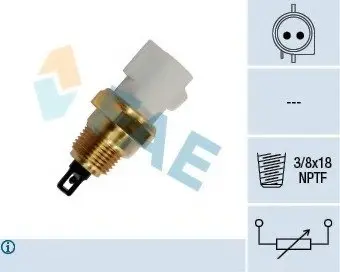 Датчик температури впуску. Повітря FAE33440 FAE 33440