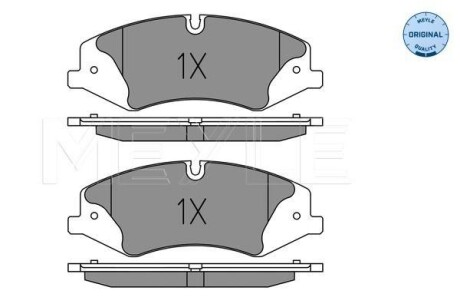 Колодки гальмівні (передні) Land Rover Range Rover/Discovery 2.0-5.0 09- (TRW) MEYLE 025 250 2119