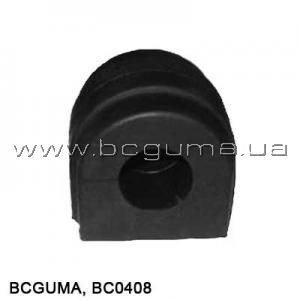 Подушка (втулка) переднього стабілізатора BCGUMA 0408 (фото 1)