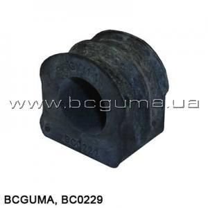 Подушка (втулка) переднього стабілізатора BCGUMA 0229 (фото 1)
