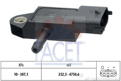 Датчик давления воздуха FACET 10.3348