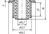 Сайлентблок поперечного рычага задней подвески наружный (h=36 фвн.14 фнар.32 мм) METGUM 17-05 (фото 2)