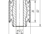 Сайлентблок поперечного верхней подвески внутренний/наружный 12*36.5*36*50 METGUM 15-11 (фото 2)