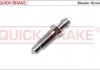 Штуцер прокачки тормозов (M8x1/9x33.5) QB0090 QUICK BRAKE 0090 (фото 1)