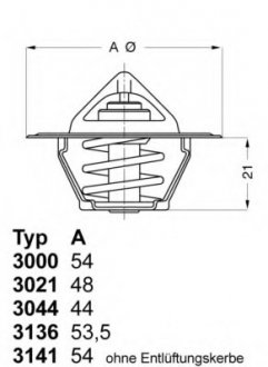 Термостат WA3021.92D50 WAHLER 3021.92D50