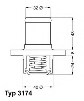 Термостат WA3174.89D WAHLER 3174.89D