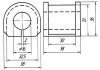 Втулка заднего стабилизатора (ф внутр. 17) METGUM 05-22 (фото 2)