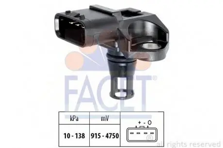 Датчик абсолютного тиску - MAP Sensor FACET 10.3320