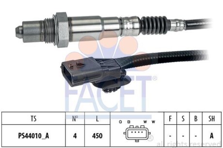 Датчик кислорода Duster 1.6, 2.0 (11-15) FACET 10.8309