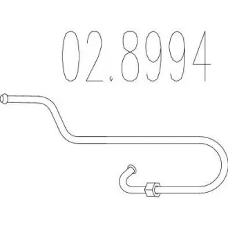 Трубка DPF MTS 02.8994