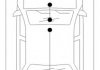 Трос ручного тормоза средний Trafic/Vivaro 01- (1185) COFLE 11.6802 (фото 2)