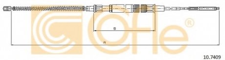 Трос гальма стоянки COFLE 10.7409