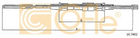 Трос ручника COFLE 10.7402