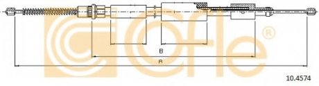 Трос гальма стоянки COFLE 10.4574