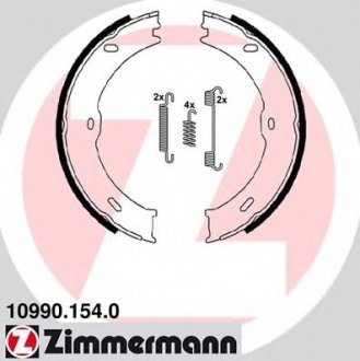 Колодки ручника MB Sprinter/VW Crafter 06- (180x25) 10990.154.0 ZIMMERMANN 109901540