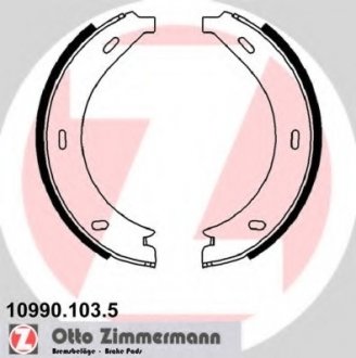 Гальмівні колодки барабанні ZIMMERMANN 109901035