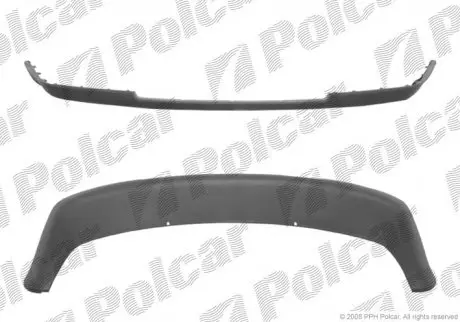 Спойлер бампера SKODA OCTAVIA 96- POLCAR 692025