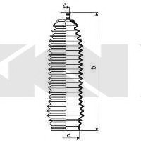 Пыльник рулевого механизма (GKN) SPIDAN 83995