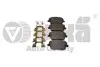 Колодки тормозные передние без датчика Skoda Fabia (00-10),VW Polo (02-10)/Seat Ibiza (02-10) VIKA 66981104301 (фото 1)
