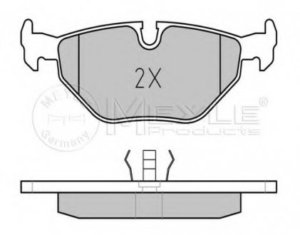 Колодки задние Е36 MEYLE 0252160717