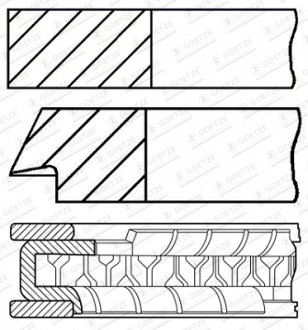 Прокладка корпусу турбокомпресора VOLVO 30750725