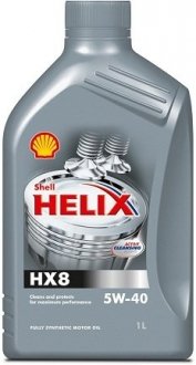 Олива моторна Helix HX8 Synthetic 5W-40 1 л SHELL 550040420 (фото 1)