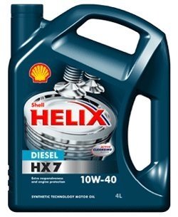 Олива моторна Helix HX7 Diesel 10W-40 4 л SHELL 550040425 (фото 1)