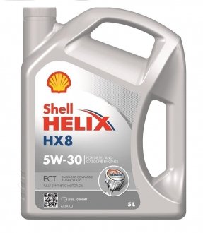 Олива моторна Helix HX8 ECT 5W-30, 5 л SHELL 550048100 (фото 1)