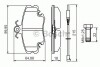 Колодки гальмівні дискові BOSCH 0986494522 (фото 1)