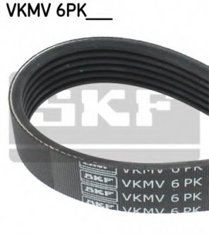 Пасок поліклиновий SKF VKMV 6PK1835 (фото 1)