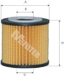Фільтр оливний (фільтр-патрон) M-FILTER MFILTER TE600