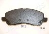 Колодки гальмівні дискові JEEP перед. PATRIOT 2,0 JAPAN PARTS JAPANPARTS PA-912AF (фото 1)