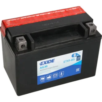 Акумулятор 6 CT-8-L AGM EXIDE ETX9-BS
