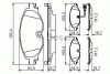 Комплект тормозных колодок, дисковый тормоз BOSCH 0986495347 (фото 1)