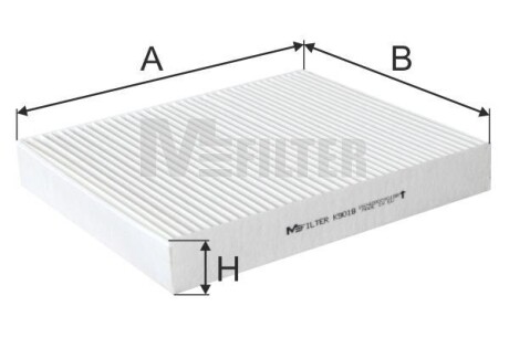 Фільтр салону M-FILTER MFILTER K9018