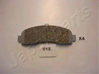 NISSAN Колодки тормозные передние MICRA 1.0/1.3-16V 10/92- JAPANPARTS PA-012AF