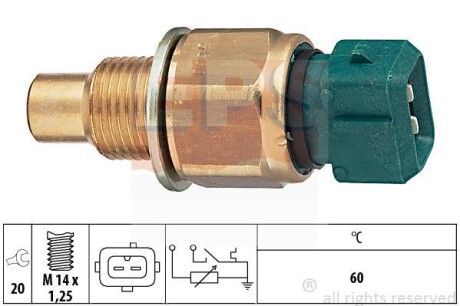 Датчик температури охолоджувальної рідини EPS 1.830.560