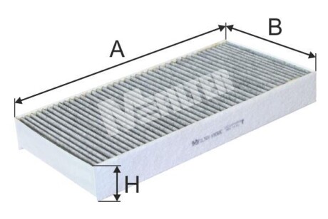 Фільтр салону вугільний M-FILTER MFILTER K9055C