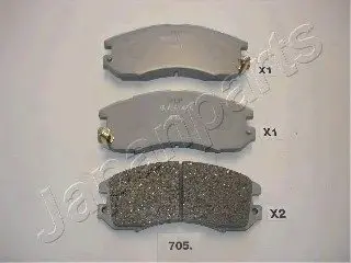 Колодки гальмівні дискові SUBARU. IMPREZA 9 JAPAN PARTS JAPANPARTS PA-705AF