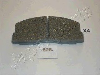 Колодки гальмівні дискові MITSUBISHI перед. GALAN JAPAN PARTS JAPANPARTS PA-525AF (фото 1)