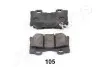 NISSAN Колодки тормозные задн.370Z,Infiniti G37 07- JAPANPARTS PP-105AF (фото 1)