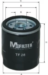 Фільтр оливний M-FILTER MFILTER TF28