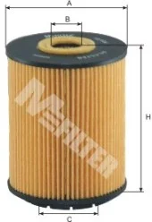 Фільтр оливний (фільтр-патрон) M-FILTER MFILTER TE636