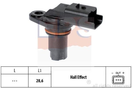 Датчик положення р/вала EPS 1.953.551