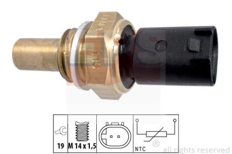 Датчик температури охолоджувальної рідини EPS 1.830.350